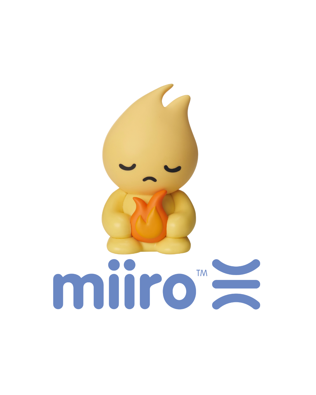 Miiro collectible figure with flame