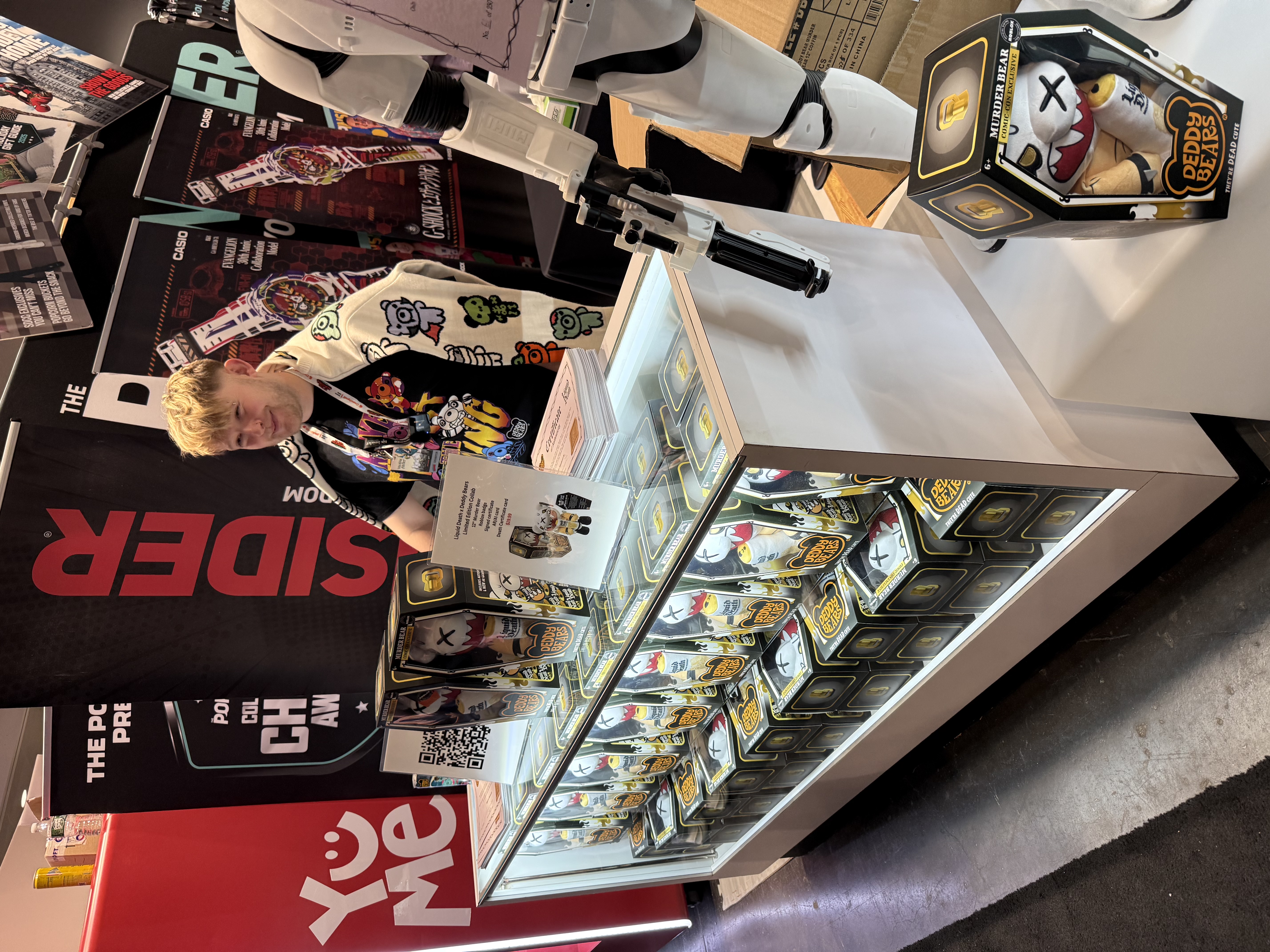 Deddy Bears Murder Bear booth at NY Comic Con