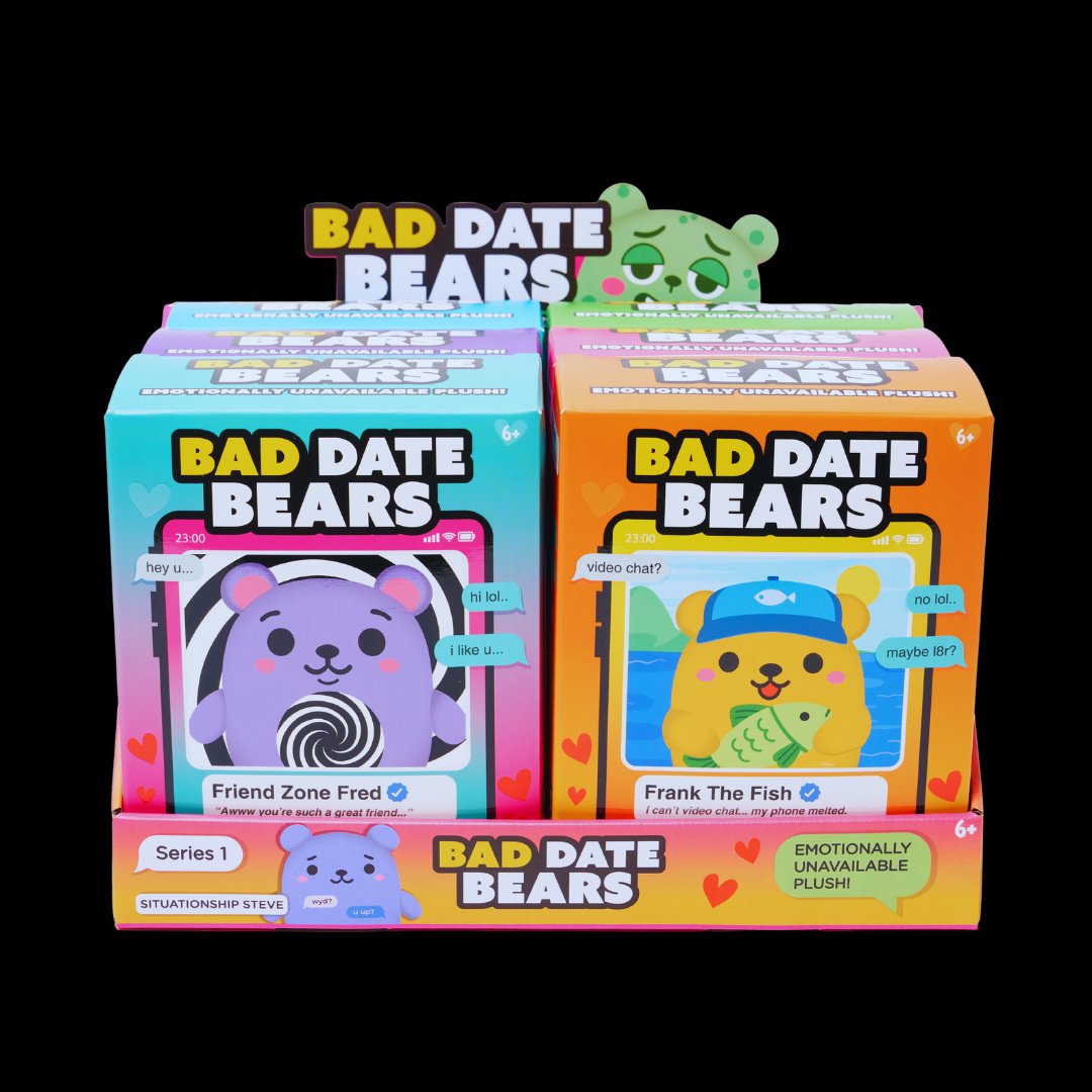 Bad Date Bears packaging — Frank The Fish & Friend Zone Fred